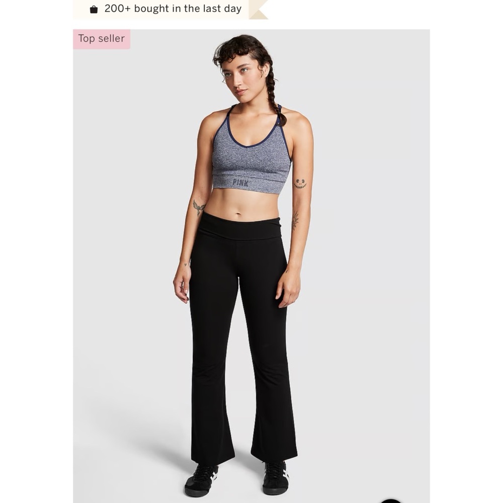 Brand new still in the bag PINK flare leggings